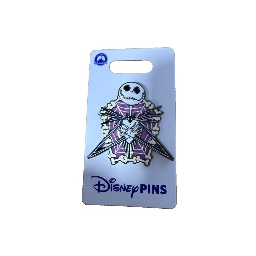 2025 Disney Parks Nightmare Before Christmas Jack Skellington Bone Frame OE Pin